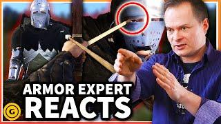 GameSpot - Weapons & Armor Expert Reacts To Video Game Arms & Armor