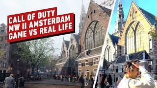 IGN - Call of Duty Modern Warfare 2: Amsterdam Gameplay vs. Real Life