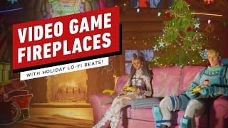 IGN - Video Game Fireplaces With Holiday Lo-Fi Playlist Featuring Fortnite, Elden Ring, And More