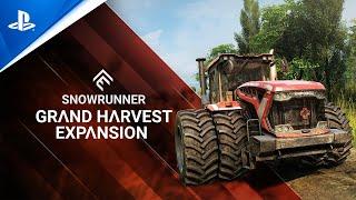 PlayStation - SnowRunner - Grand Harvest Expansion Overview Trailer | PS5 & PS4 Games