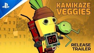 PlayStation - Kamikaze Veggies - Release Trailer | PS5 & PS4 Games