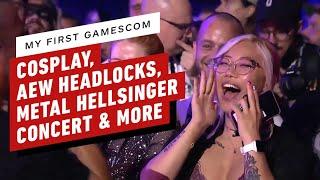 My First gamescom: Cosplay, AEW Headlocks, Metal Hellsinger Concert & More
