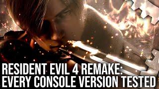 Digital Foundry - Resident Evil 4 Remake - PS5 vs Xbox Series X/S vs PS4/Pro - All Consoles Tested