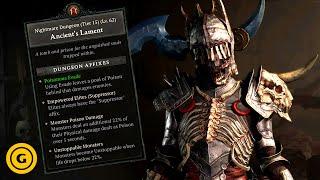 GameSpot - Diablo 4 Necromancer Nightmare Dungeon Gameplay (World Tier 3)