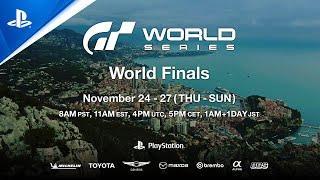 PlayStation - Gran Turismo 7 - GT World Finals 2022 Nov 24-27 | PS5 & PS4 Games