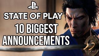 10 BIGGEST Announcements At State of Play September 2022