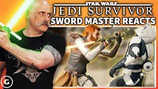 GameSpot - Sword Master Reacts To Star Wars: Jedi Survivor's Combat & Lightsaber Styles