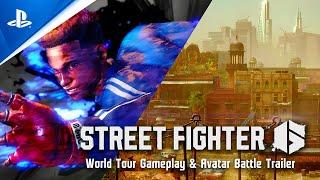 PlayStation - Street Fighter 6 - World Tour Gameplay & Avatar Battle Trailer | PS5 & PS4 Games