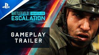 PlayStation - Battlefield 2042 - Season 3: Escalation Gameplay Trailer | PS5 & PS4 Games