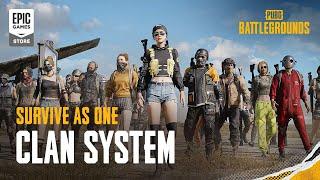 Epic Games - PUBG: BATTLEGROUNDS - Clan up! Survive as one