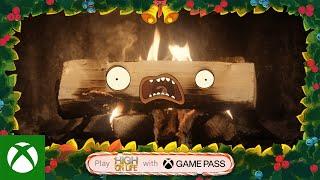 Xbox - The "High on Life" Holiday Yule Log from Xbox Game Pass