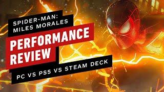 IGN - Spider-Man: Miles Morales PC vs PS5 vs Steam Deck Performance Review