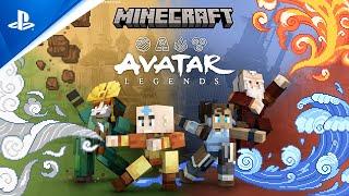 PlayStation - Minecraft - Avatar Legends Launch Trailer | PS4 Games