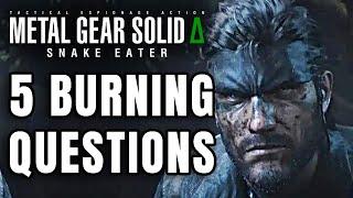 GamingBolt - Metal Gear Solid: Delta - Snake Eater Remake - 5 BURNING Questions Fans Need Answered Right Now