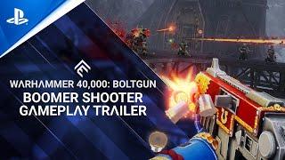 PlayStation - Warhammer 40,000: Boltgun - Boomer Shooter Gameplay Trailer | PS5 & PS4 Games
