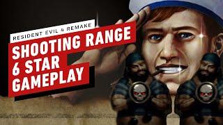 IGN - Resident Evil 4 Remake: Toughest Shooting Range 6 Star Gameplay