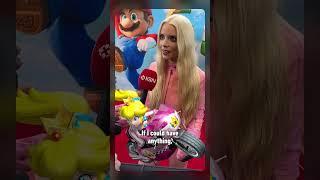 IGN - Anya Taylor-Joy's Peach motorbike outfit   #mario #supermariobros #mariomovie #nintendo #shorts