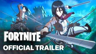 GameSpot - Fortnite - Levi and Mikasa with ODM Gear and Thunder Spears Gameplay Trailer
