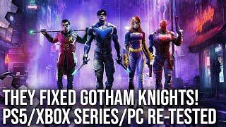 Digital Foundry - They Fixed Gotham Knights! DF Tech Re-Review - PS5, Xbox Series X/S, PC Re-Tested!