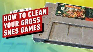 IGN - How To Clean Your Disgusting Super Nintendo Games | This Old Tech