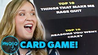 WatchMojo.com - Playing the WATCHMOJO CARD GAME with Staff! | + @WatchMojoLady