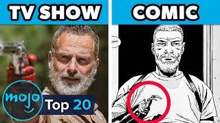 WatchMojo.com - Top 20 Differences Between The Walking Dead Comic and TV Show