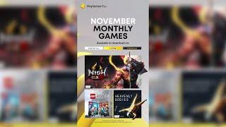 PlayStation - Your PS Plus November Monthly Games are ready ️ #shorts #psplus