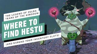 IGN - The Legend of Zelda: Tears of the Kingdom - Where to Find Hestu (and Expand Your Inventory Slots)