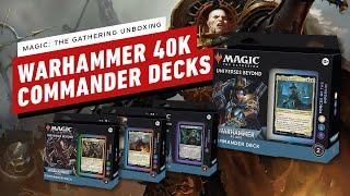 IGN - Unboxing Warhammer 40,000's New Magic: The Gathering Commander Decks