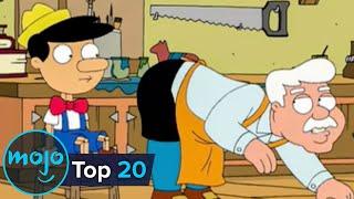 WatchMojo.com - Top 20 Times Family Guy Made Fun of Disney