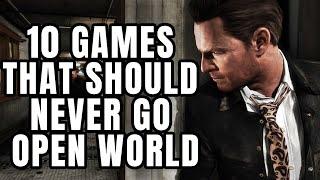 GamingBolt - 10 Single Player Games That Should NEVER Go Open World
