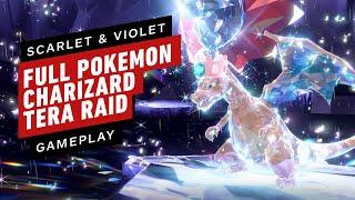 IGN - Pokemon Violet and Scarlet - Full Charizard Raid Gameplay